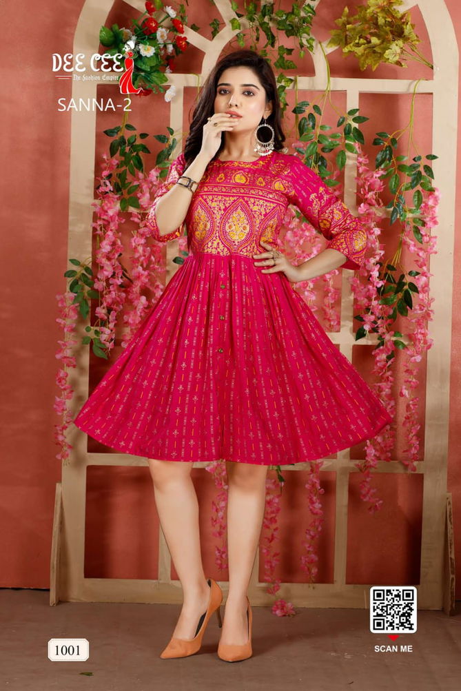 Sanna Fancy Wear Wholesale Printed Designer Kurtis